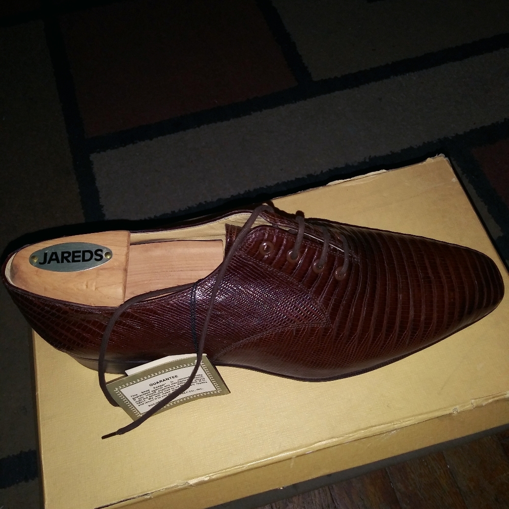 Mauri Hand Stitched Genuine Lizard Shoes